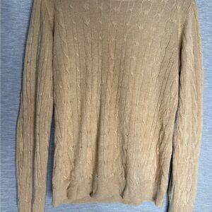 Van Heusen Men's Beige Cable Knit Sweater